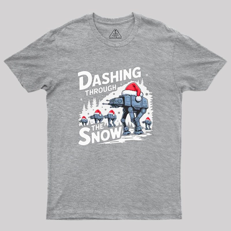 Dashing Through The Snow Geek T-Shirt