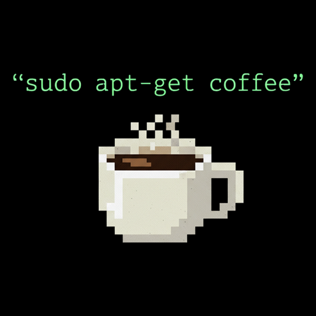 Sudo Apt-get Coffee Geek T-Shirt