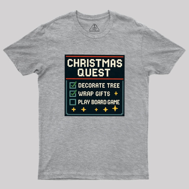 Christmas Quest Geek T-Shirt