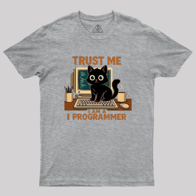 Programmer Cat Geek T-Shirt