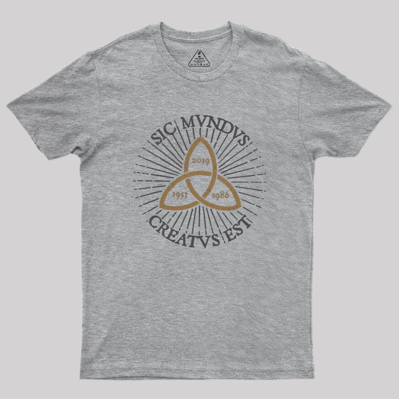 SIC MUNDUS CREATUS EST Dark Geek T-Shirt