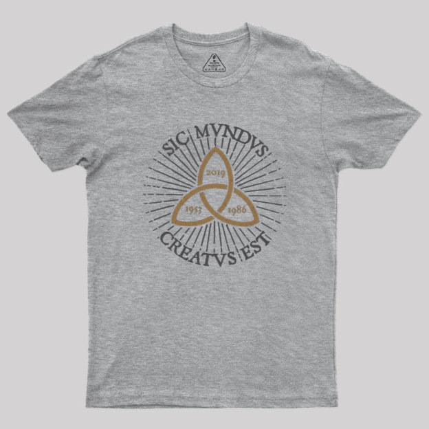 SIC MUNDUS CREATUS EST Dark Geek T-Shirt