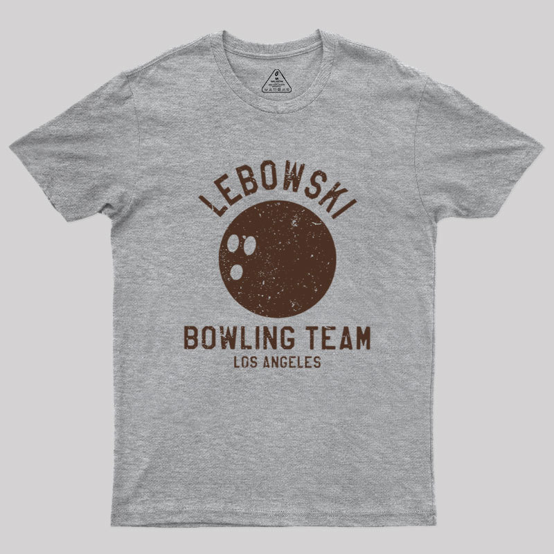 Lebowski Bowling Team Los Angeles Geek T-Shirt