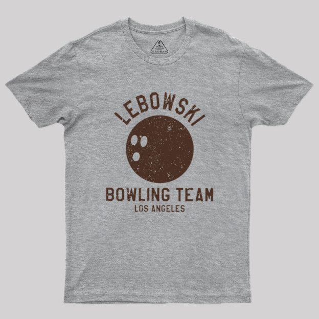 Lebowski Bowling Team Los Angeles Geek T-Shirt