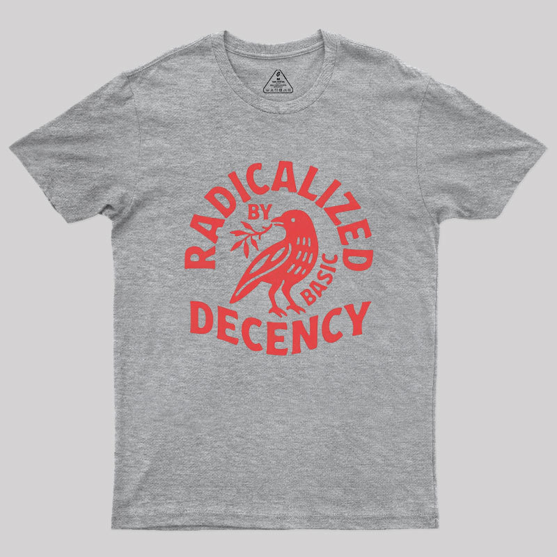 Radicalized By Basic Decency Geek T-Shirt