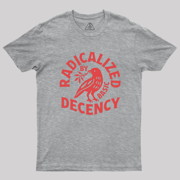 Radicalized By Basic Decency Geek T-Shirt