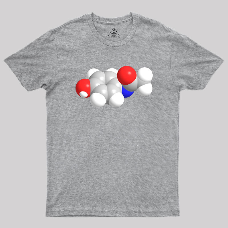 Tylenol Molecule Chemistry Geek T-Shirt