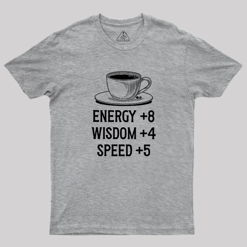 Coffe Stats Geek T-Shirt