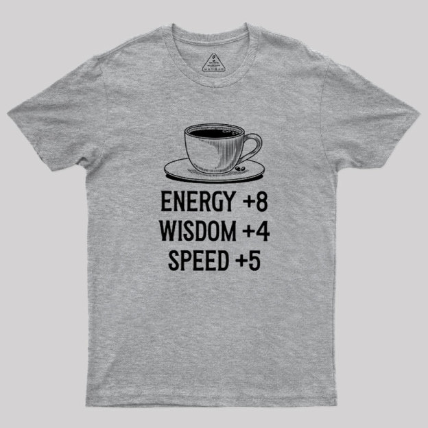 Coffe Stats Geek T-Shirt