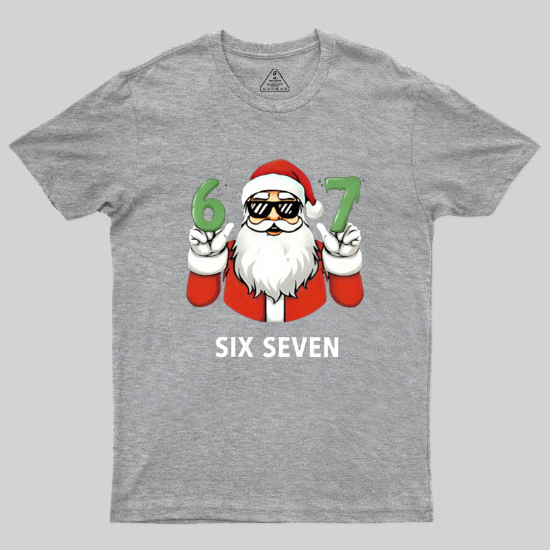 Santa 67 Christmas Geek T-Shirt