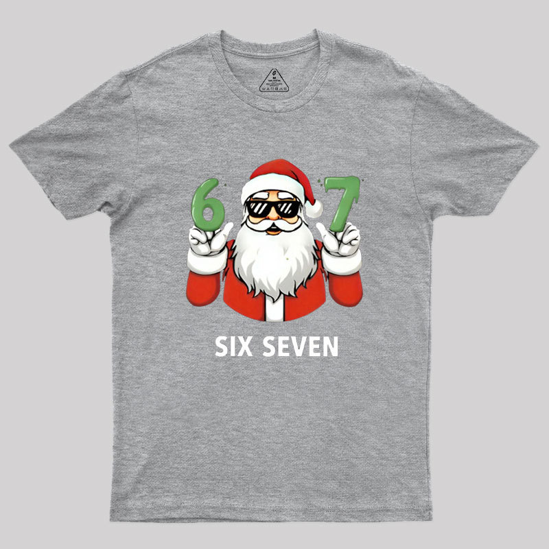 Santa 67 Christmas Geek T-Shirt