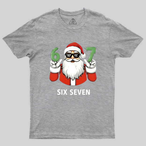 Santa 67 Christmas Geek T-Shirt