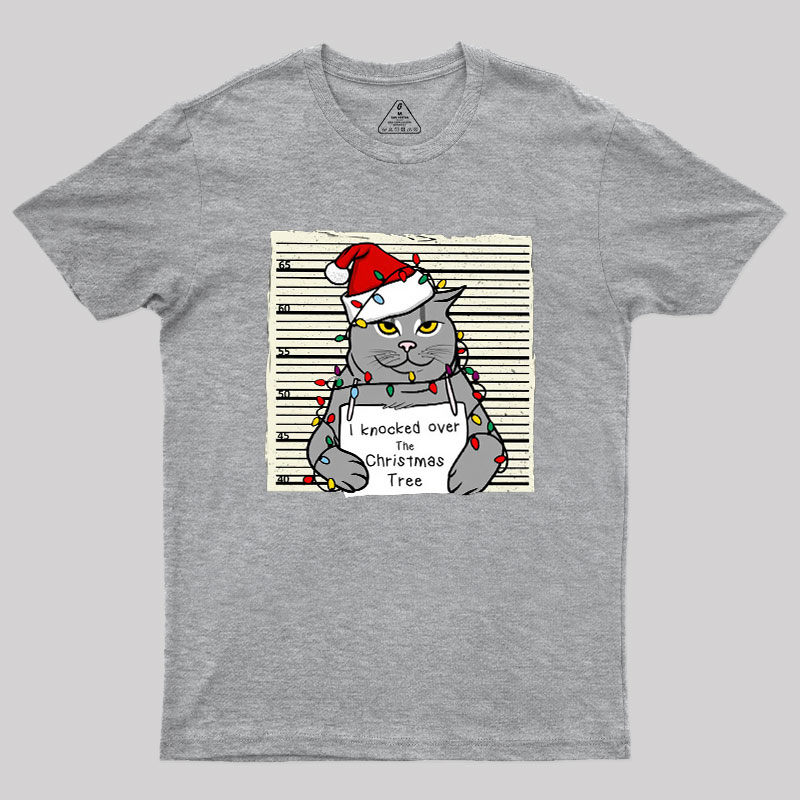 Christmas Cat Geek T-Shirt