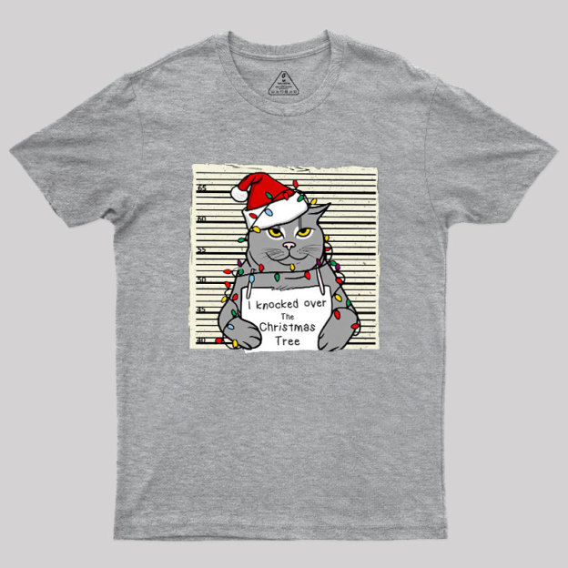 Christmas Cat Geek T-Shirt