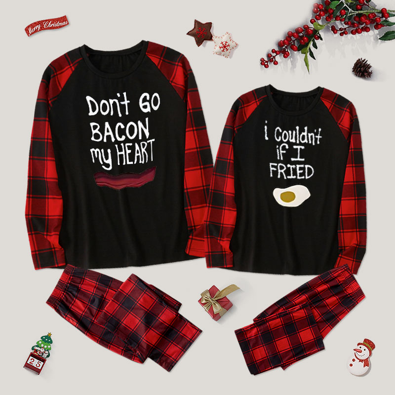 Bacon and Eggs Couple Pajama Sets