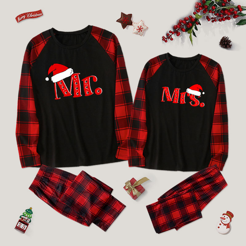 Couple "Mr" Claus Couple Pajama Sets