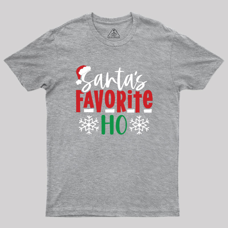 Santas Favourite Ho Funny Geek T-Shirt
