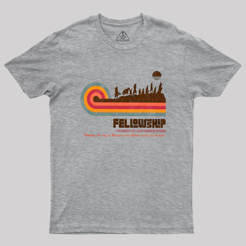 Fellowship of the Retro Tour Geek T-Shirt