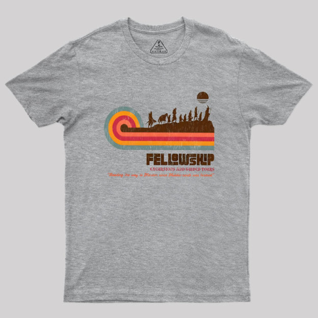 Fellowship of the Retro Tour Geek T-Shirt