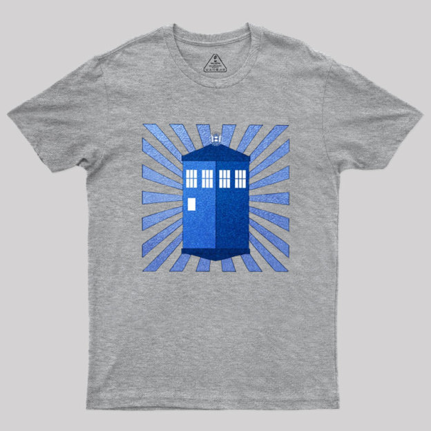 TARDIS Stained Glass Geek T-Shirt