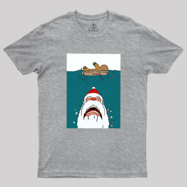 Santa Shark Geek T-Shirt