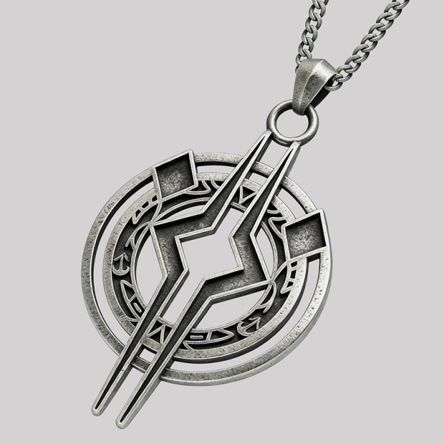 Eternal Nexus Geek Sculptural Necklace