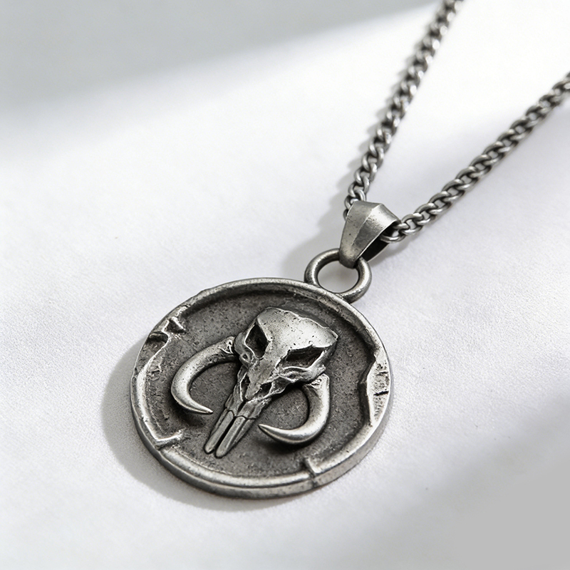 Mythic Skull Geek Sculptural Necklace