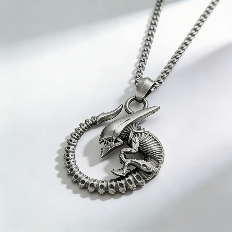 Alien Geek Sculptural Necklace