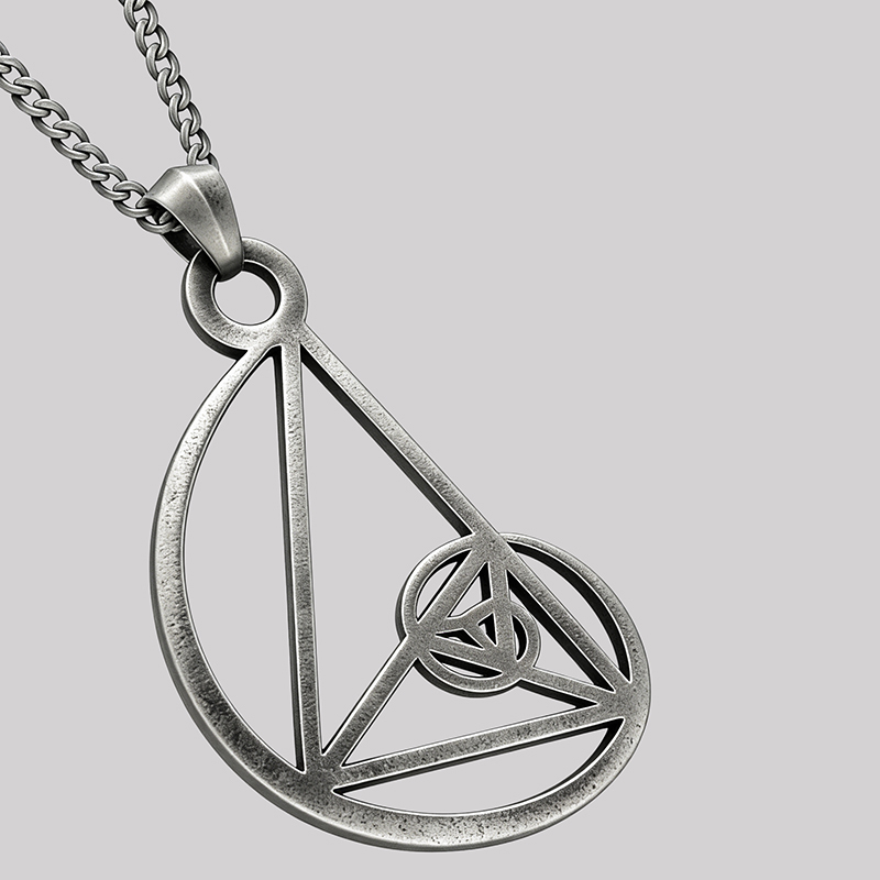 Spiral of Eternity Geek Sculptural Necklace