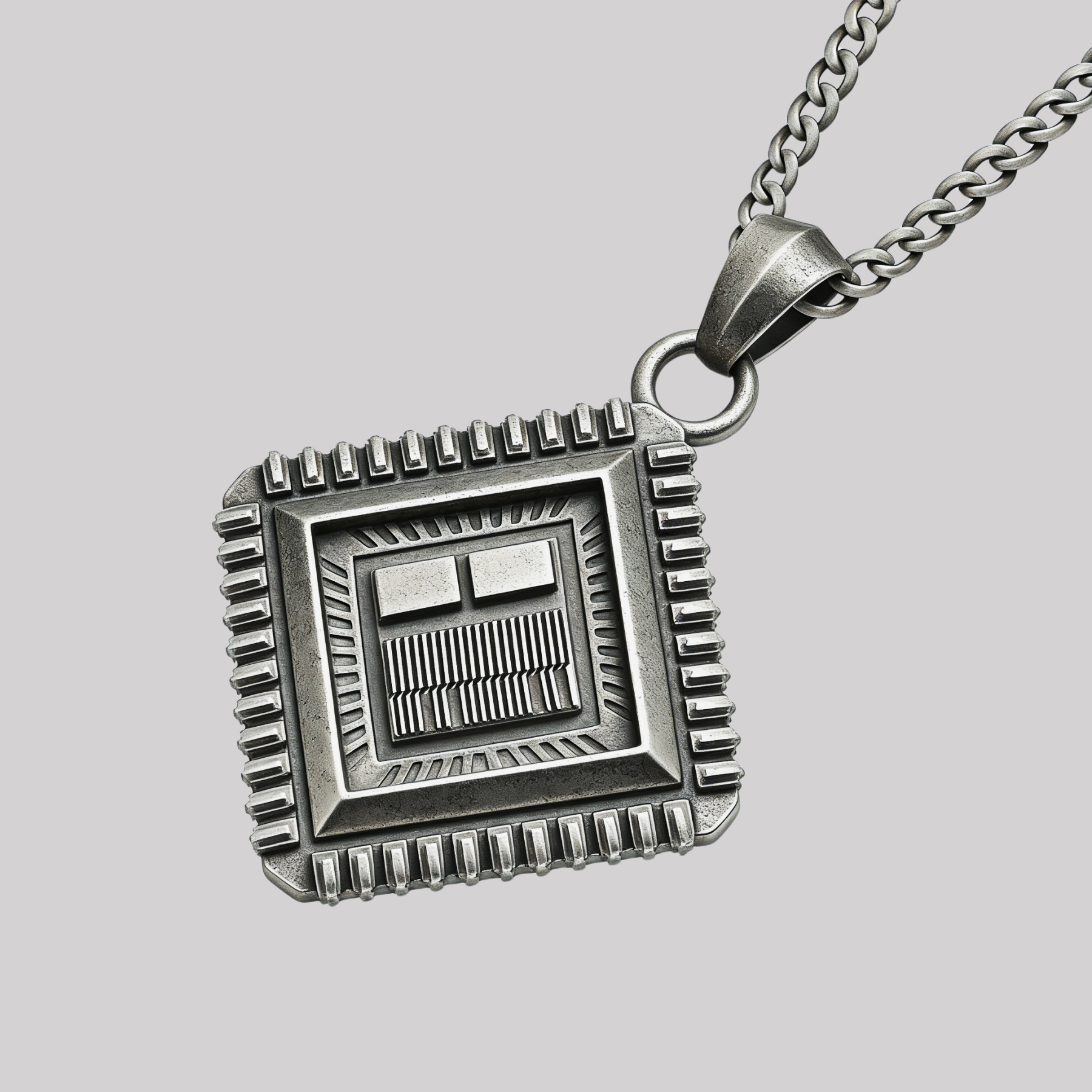 Silicon Core Geek Sculptural Necklace
