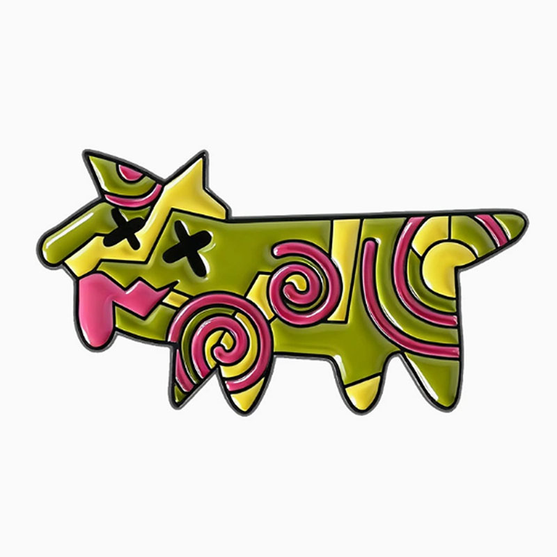 Geometric Doodle Animals Pins