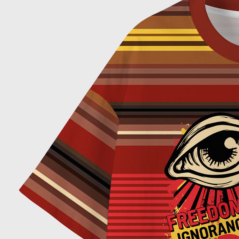 The Eye Of Truth Geek Eco Oversized Graphic Tees