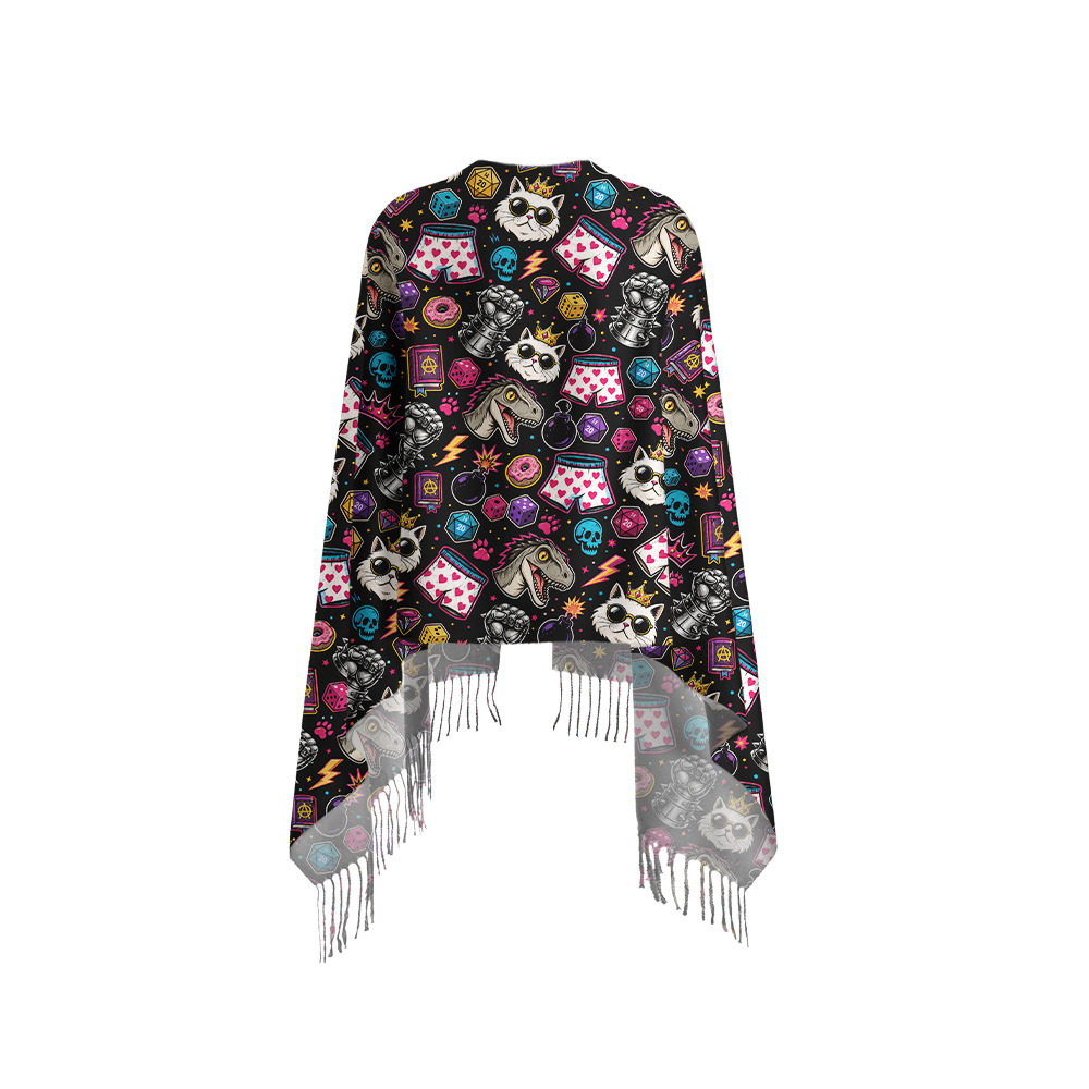 DCC Geek Soft Fringed Scarf