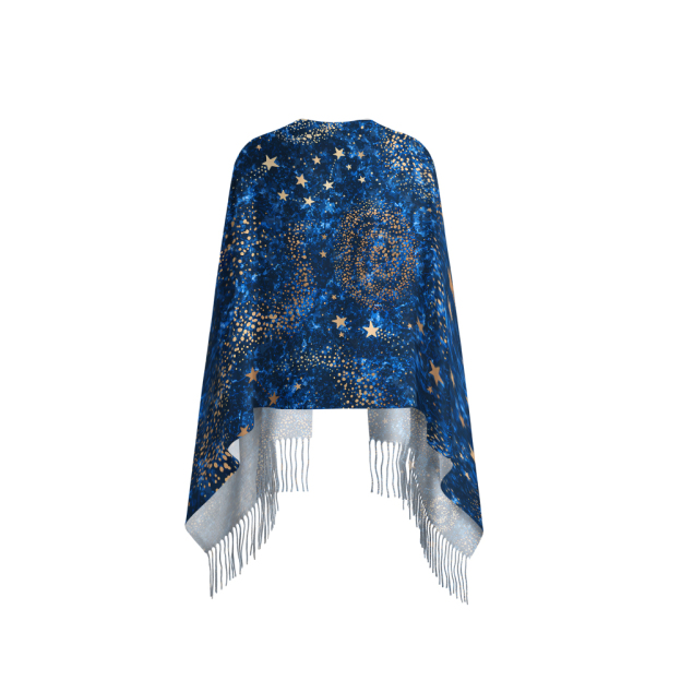 The Starry Night Geek Soft Fringed Scarf