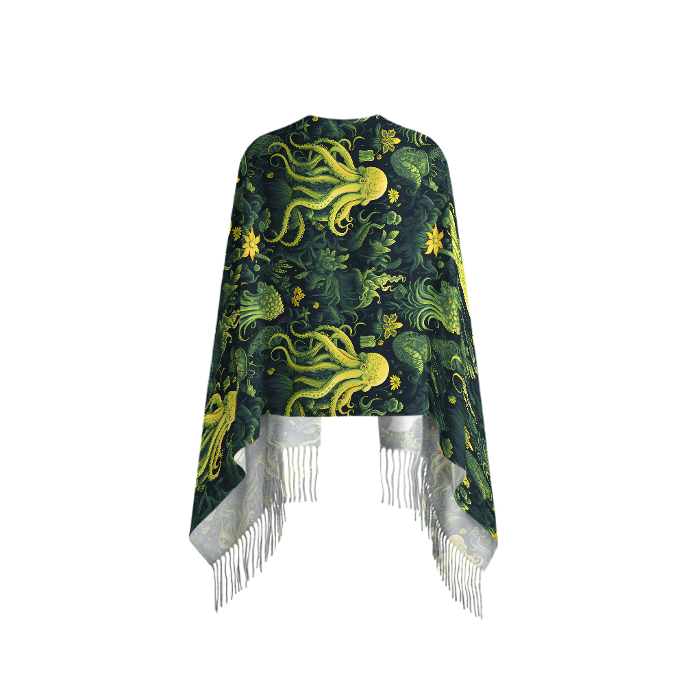 Cthulhu Geek Soft Fringed Scarf