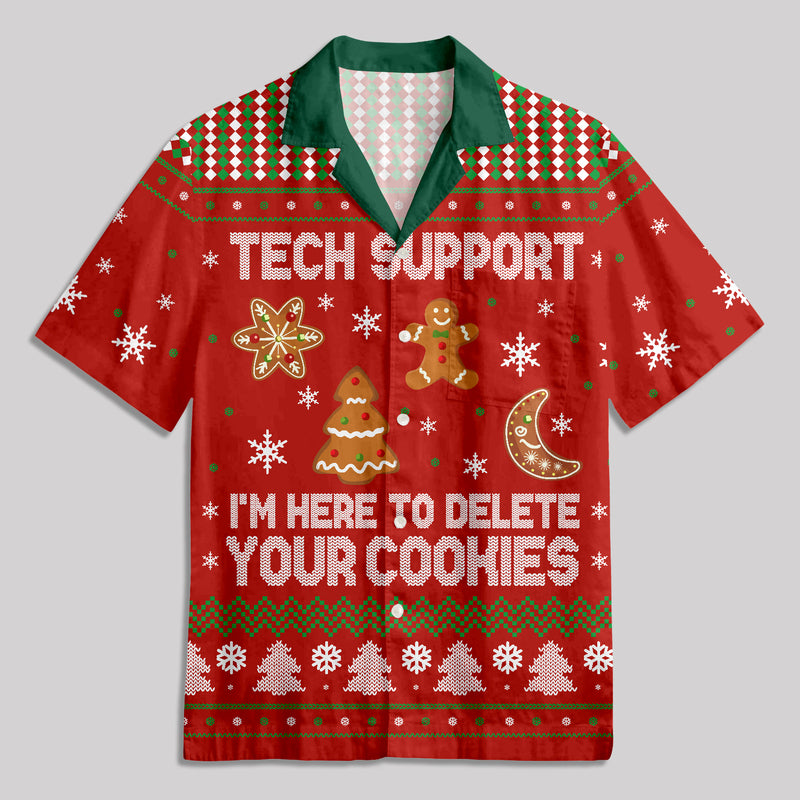 Tech Support Computer Programmer Button Up Pocket Shirt