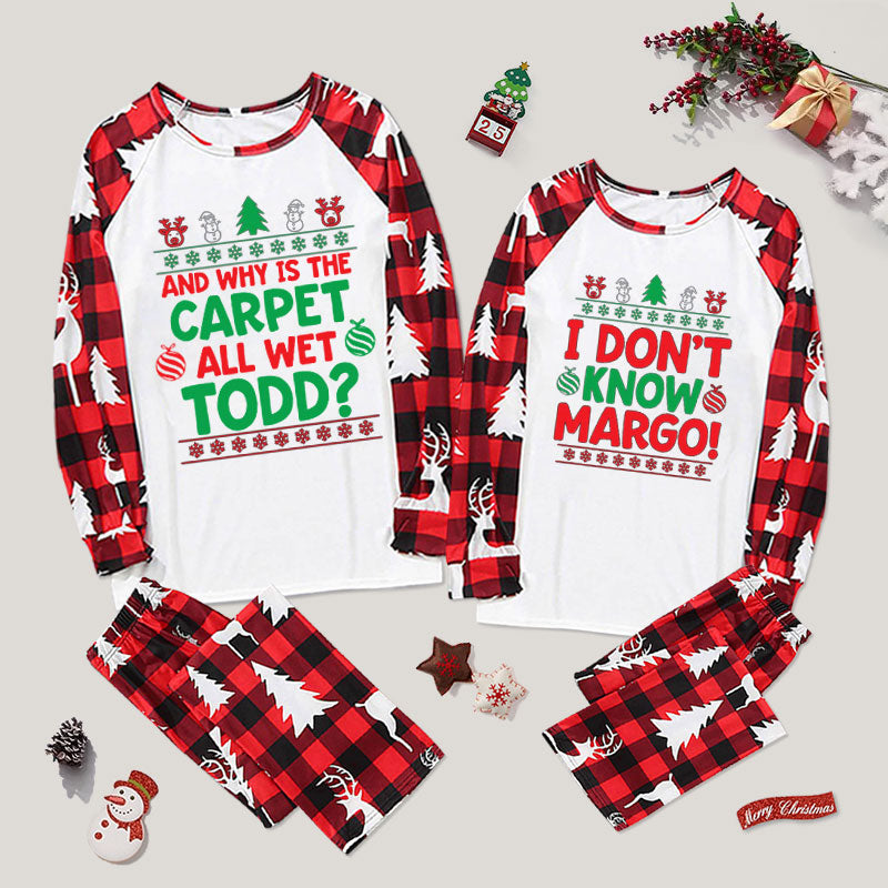 I Dont Know Margo Couple Pajama Sets