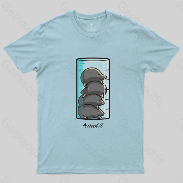4 Moles Per Litre T-Shirt - Geeksoutfit
