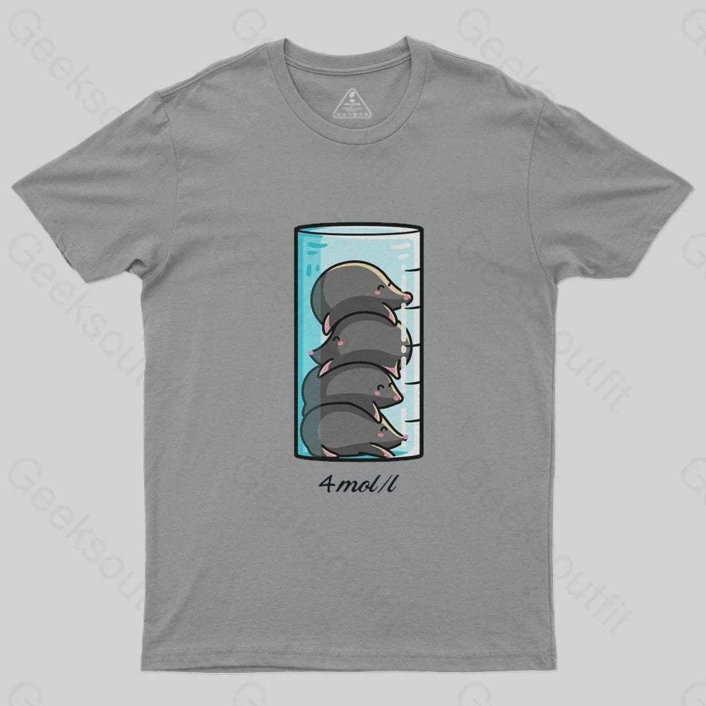 4 Moles Per Litre T-Shirt - Geeksoutfit