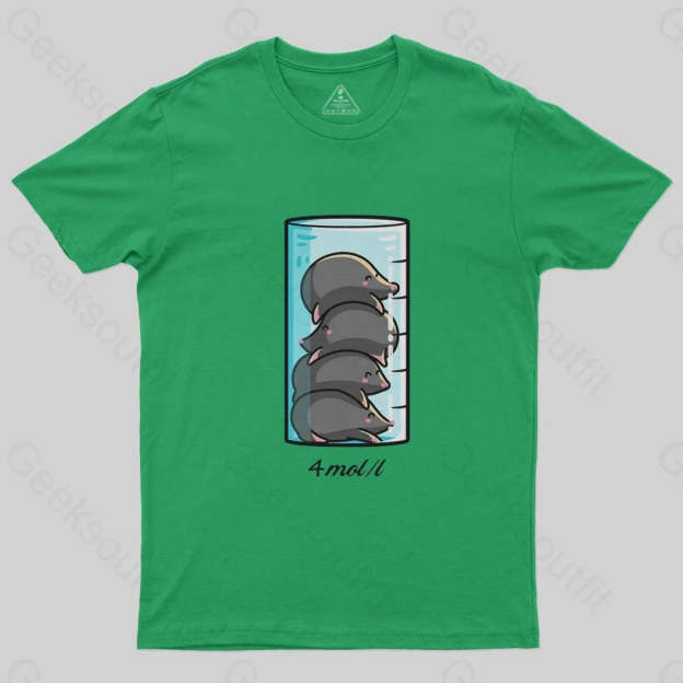 4 Moles Per Litre T-Shirt - Geeksoutfit
