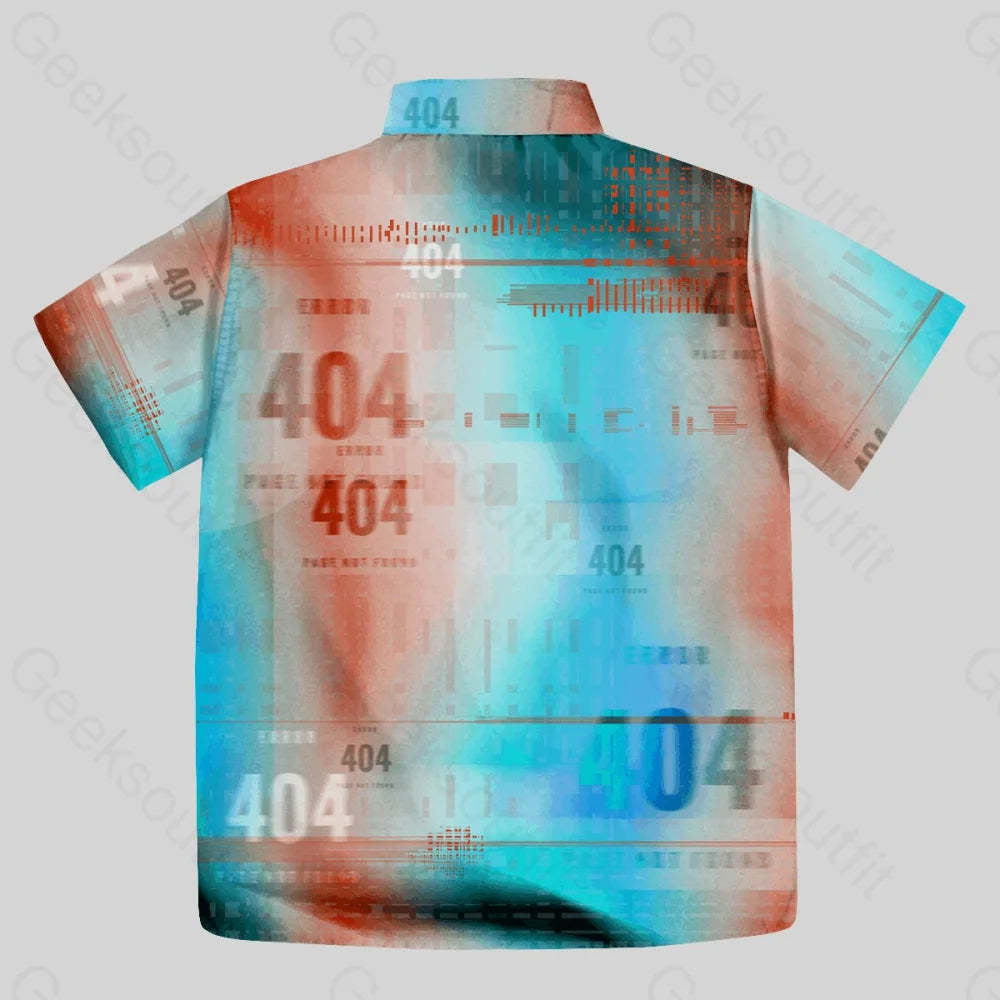 404 Error IT Button Up Pocket Shirt - Geeksoutfit
