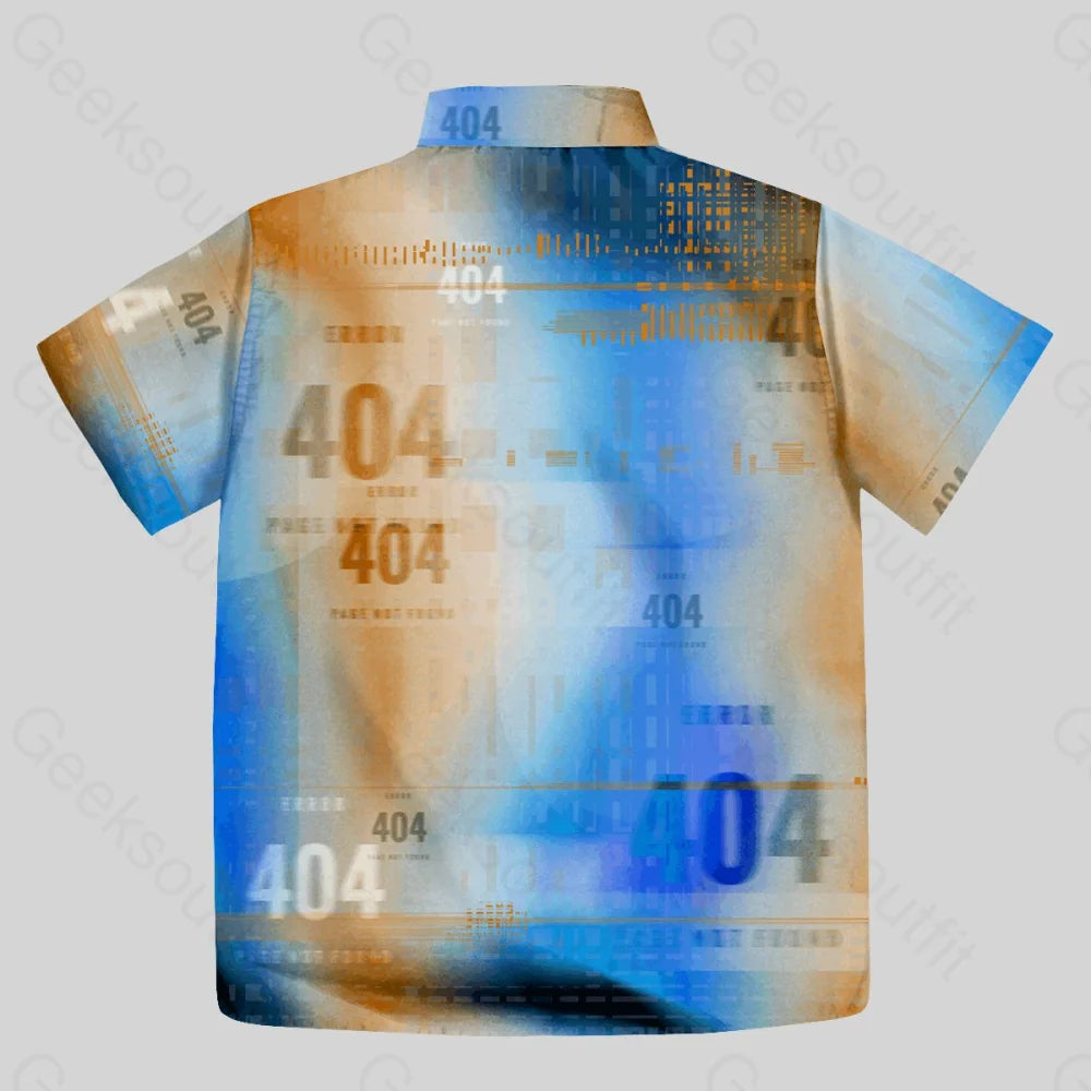 404 Error IT Button Up Pocket Shirt - Geeksoutfit