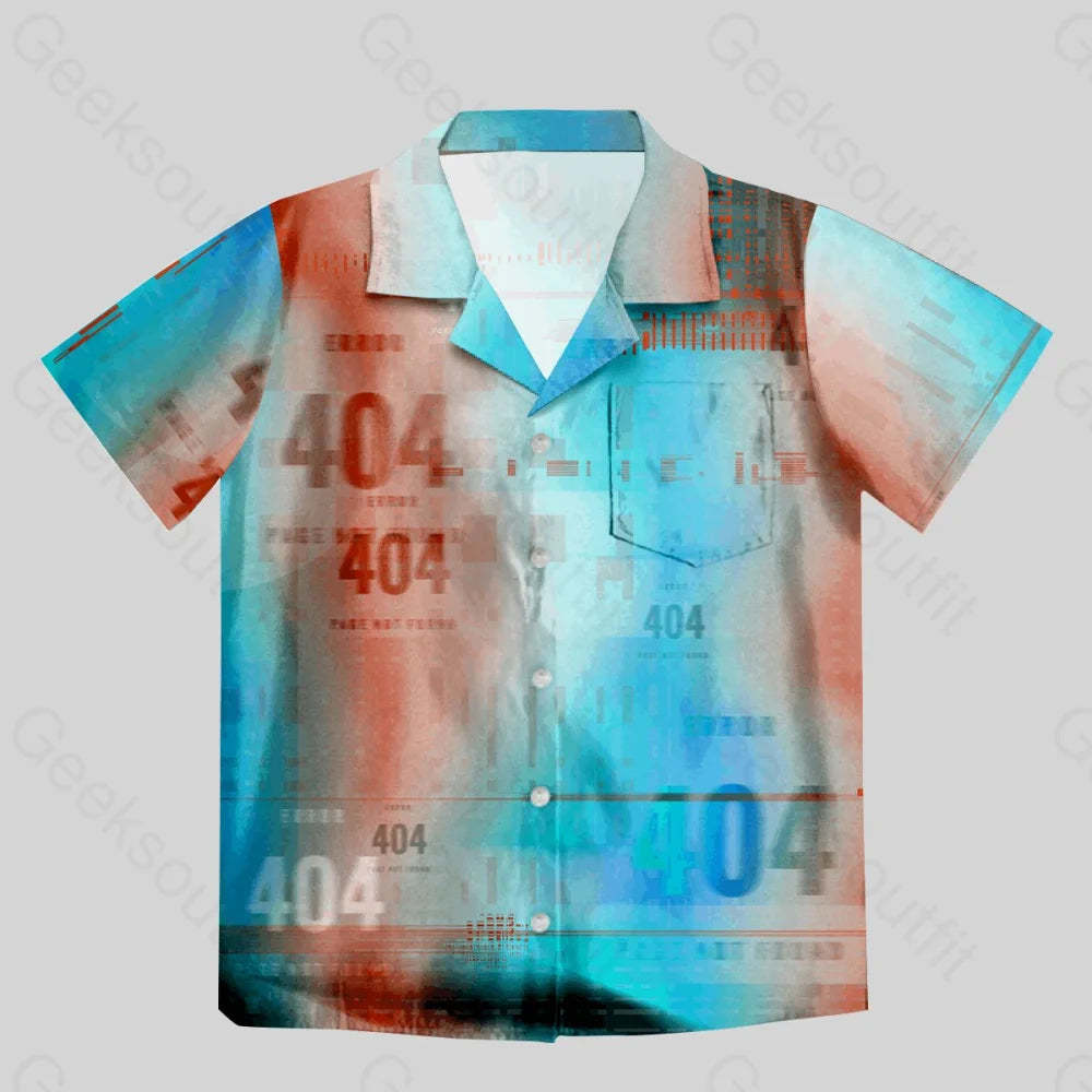 404 Error IT Button Up Pocket Shirt - Geeksoutfit