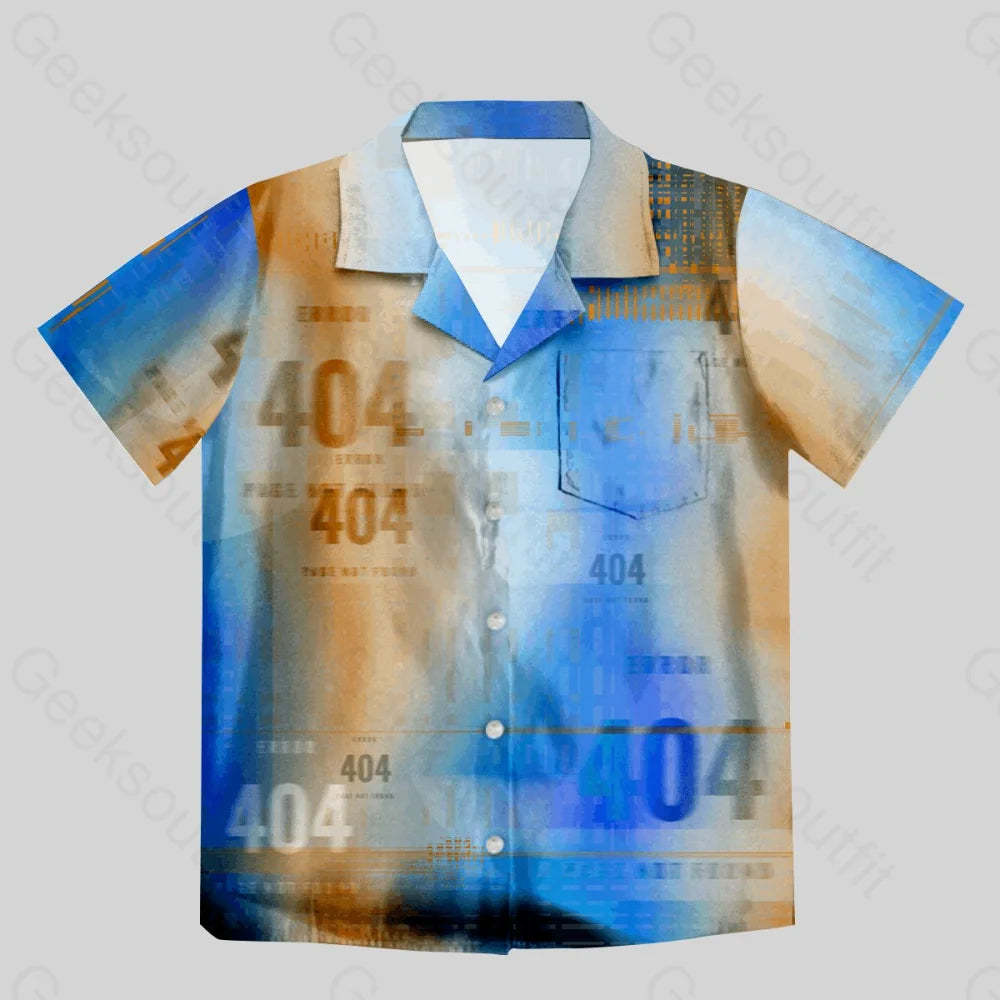 404 Error IT Button Up Pocket Shirt - Geeksoutfit