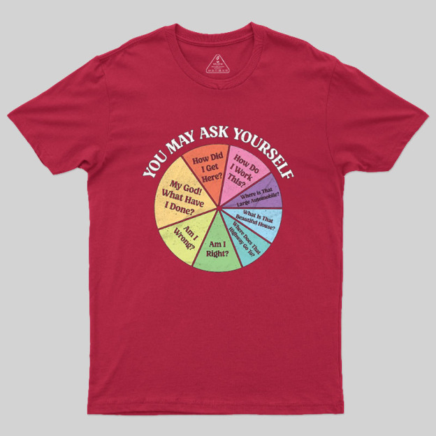 You May Ask Yourself Geek T-Shirt