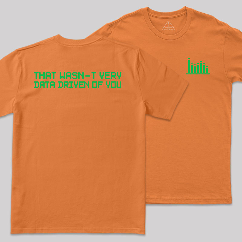 In Data We Trust Front and Back Printing Geek T-Shirt