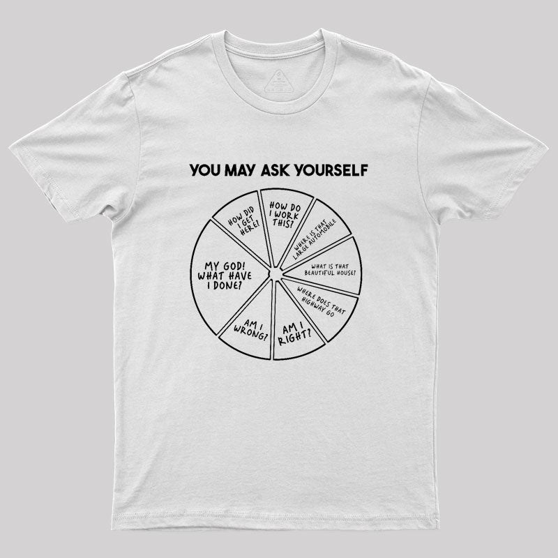 You May Ask Yourself Geek T-Shirt
