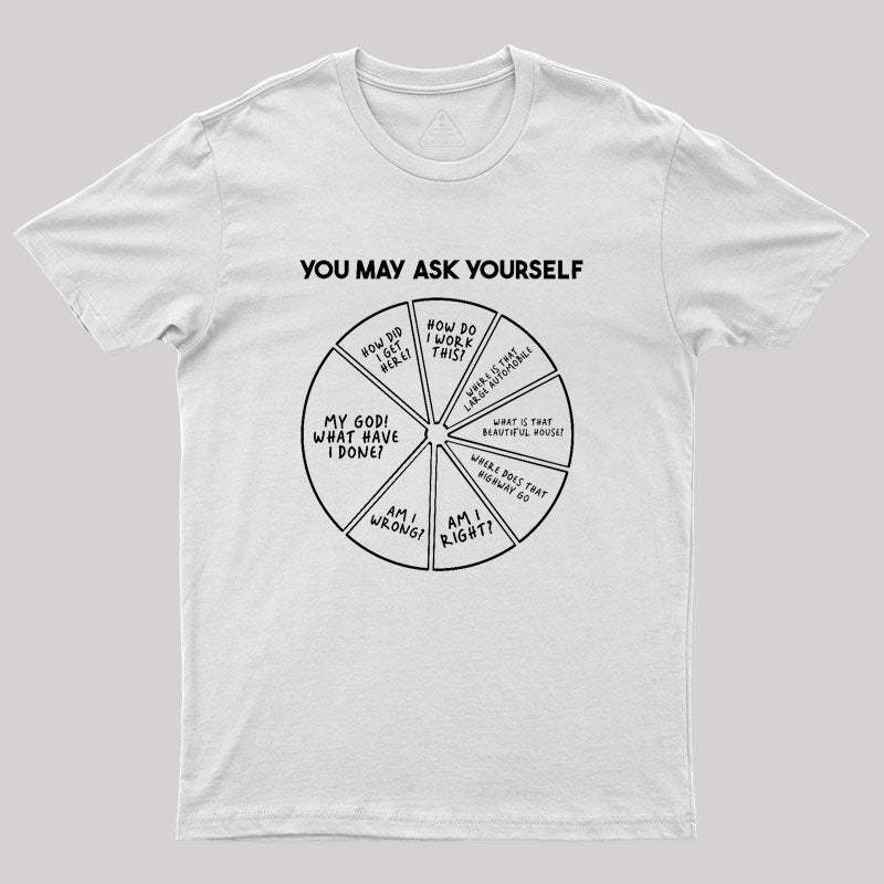 You May Ask Yourself Geek T-Shirt