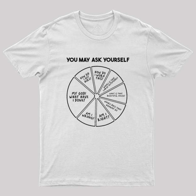You May Ask Yourself Geek T-Shirt