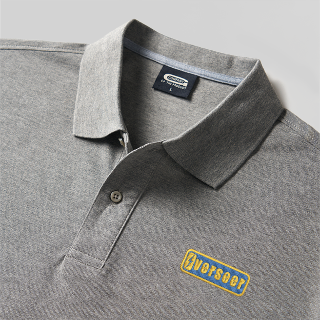 Overseer Geek Embroidered Polo Shirts